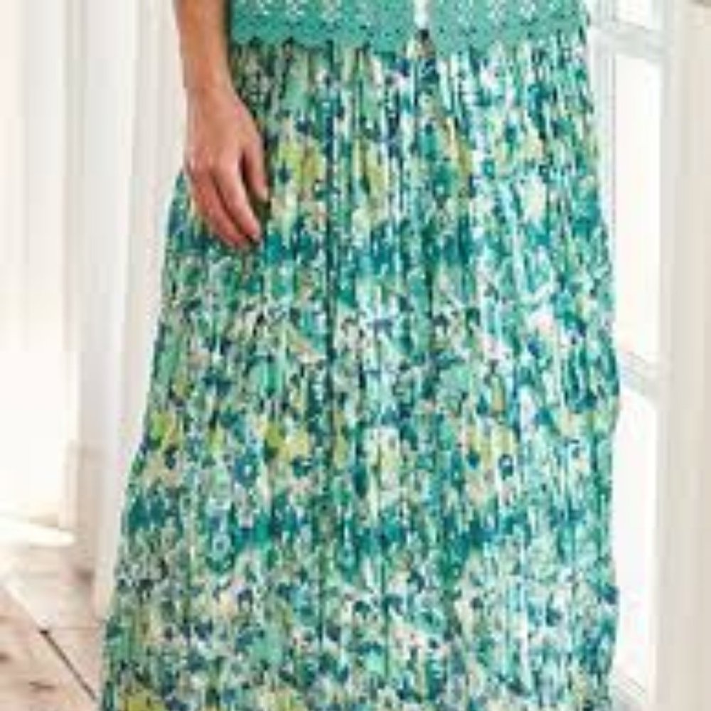 BLAIR #B01003 PRINT CRINKLE SKIRT